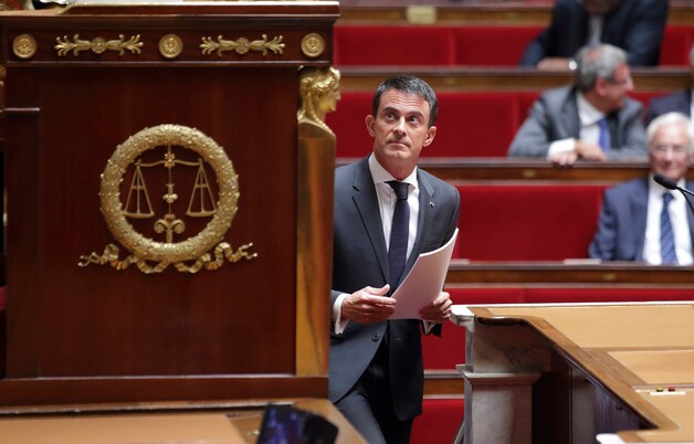 De Franse premier Manuel Valls.