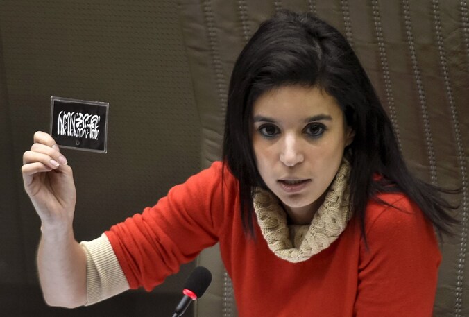 Nadia Sminate van N-VA mengde zich in het debat over radicalisering vandaag.