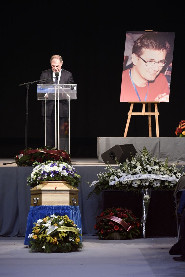 Charb werd vrijdag begraven.