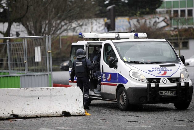 Politie in Crépy-en-Valois.