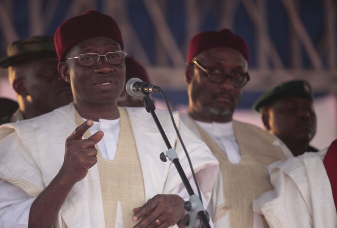 De Nigeriaanse president Goodluck Jonathan.