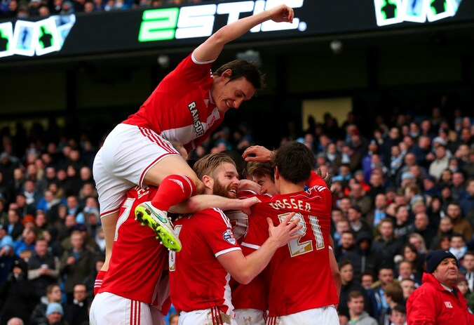 Jelle Vossen en zijn ploegmaats van Middlesbrough beleefden een historische namiddag in het Etihad Stadium van Man City.