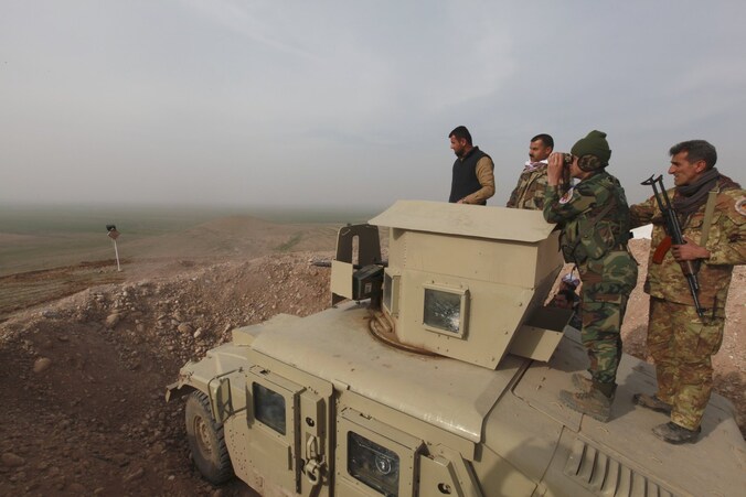 Koerdische Peshmerga-strijders