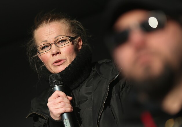 Woordvoerster Kathrin Oertel verliet Pegida en stichtte de organisatie 'Directe Democratie voor Europa'.