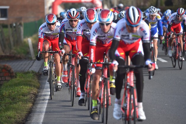 Katusha gaf gas voor Kristoff.