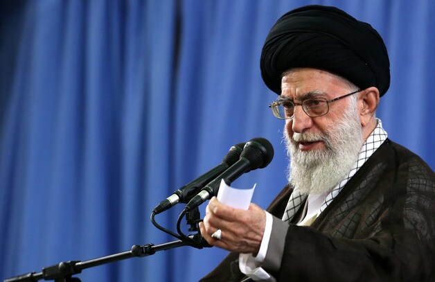 Ayatollah Ali Khamenei, de hoogste geestelijke leider van Iran.