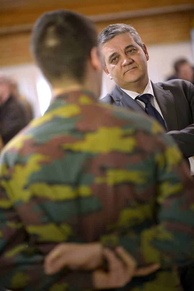 Minister van Defensie Steven Vandeput.