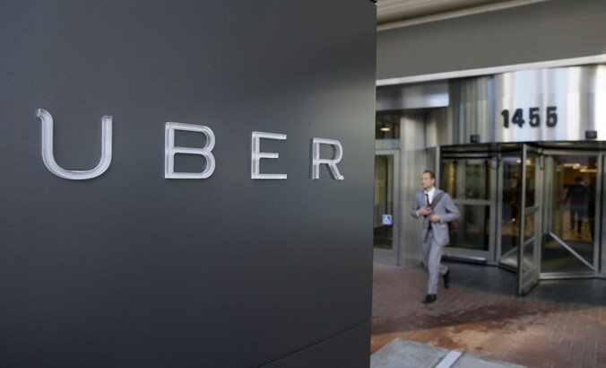 Het hoofdkwartier van Uber in San Francisco.