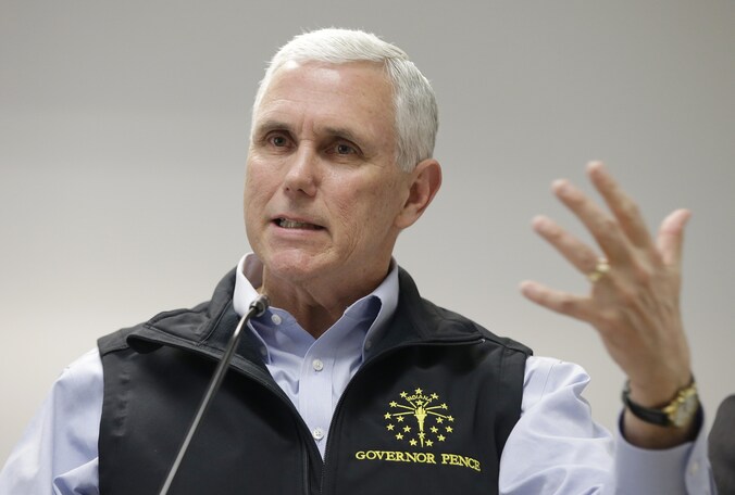 Gouverneur Mike Pence van Indiana.