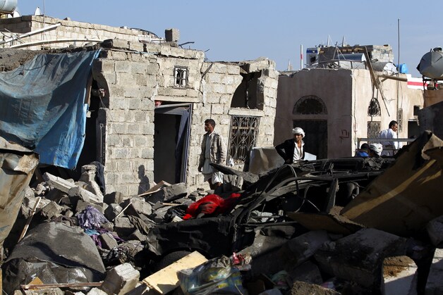 Bij de Saoedi-Arabische bombardementen zouden ook burgerwoningen geraakt zijn, waarbij verschillende doden vielen.