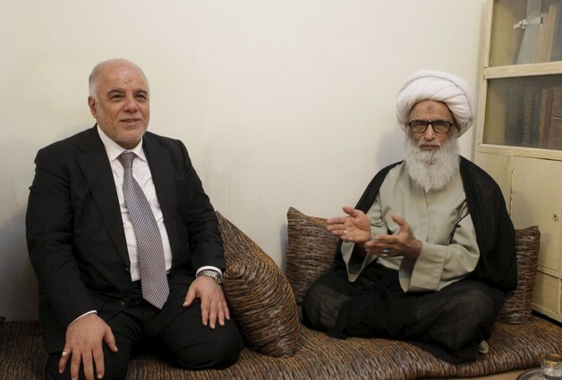 De premier van Irak Haidar al-Abadi.