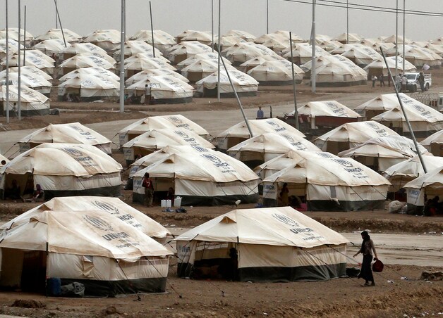 Zo'n 1,5 miljoen Iraakse burgers zijn al gevlucht sinds de opmars van IS in Irak.