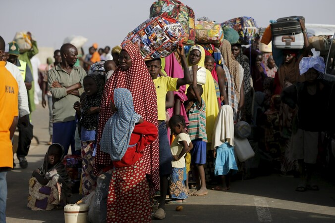 Nigeriaanse vluchtelingen.