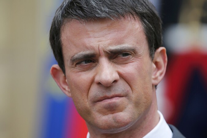 De Franse premier Manuel Valls.