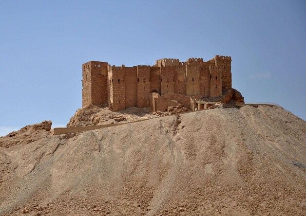 Het kasteel van Palmyra, ofwel 'De parel van de woestijn'.
