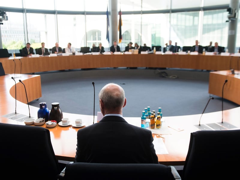 Gerhard Schindler, voorzitter van de Duitse inlichtingendienst BND.