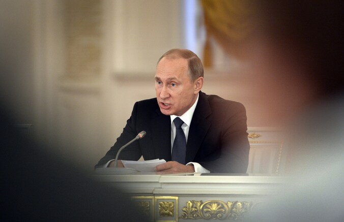 De Russische president Vladimir Poetin.