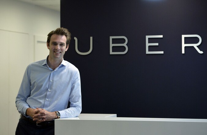 Thibaud Simphal, algemeen directeur van Uber Frankrijk, is een van de twee topmannen die werden opgepakt.