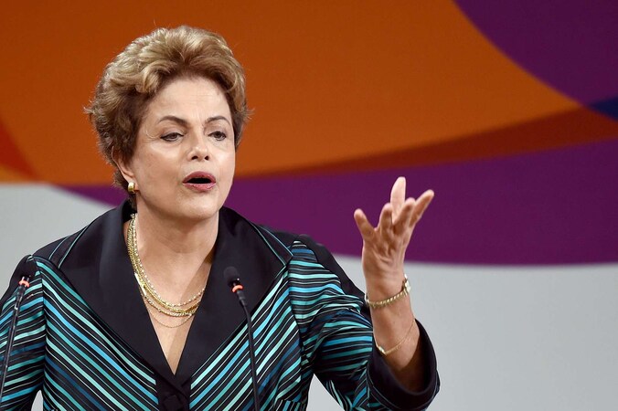 De Braziliaanse presidente Dilma Rousseff