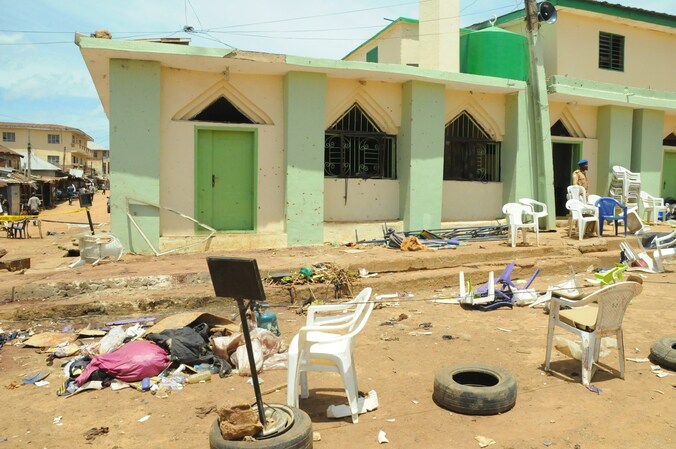 Een dag eerder werd een aanslag gepleegd op een moskee in het Nigeriaanse Jos