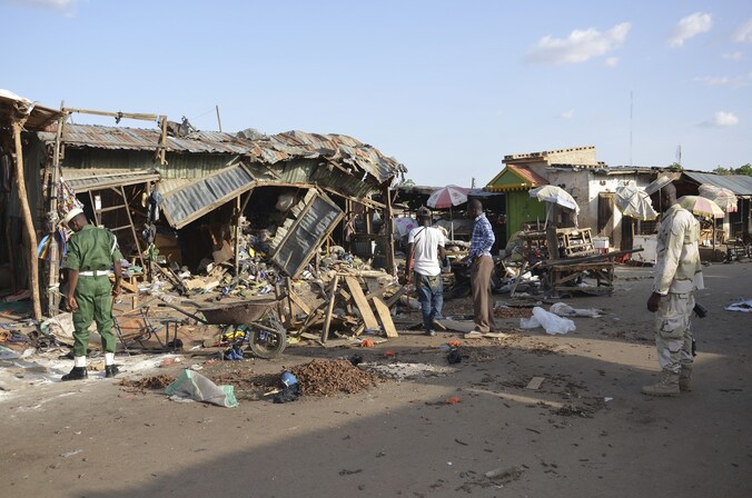 Afgelopen maandag had een zelfmoordaanslag in Maiduguri al aan zeker 32 mensen het leven gekost.