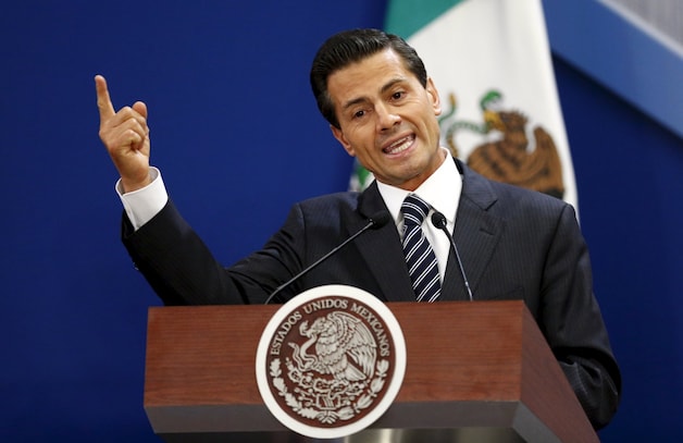 De Mexicaanse president Peña Nieto.