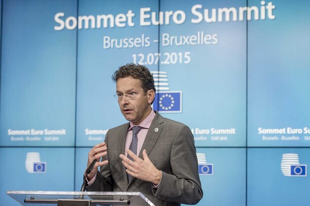 De Nederlandse voorzitter van de Eurogroep Jeroen Dijsselbloem.