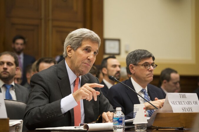 Amerikaans minister van Buitenlandse Zaken John Kerry.