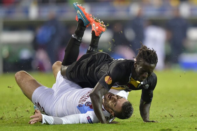 Mbaye Leye en zijn maats struikelden vandaag over een stug Trabzonspor, met 1-1 schieten de Waaslanders weinig op.