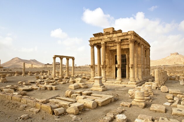 Het zou gaan om de deels gerestaureerde Tempel van Baal-Shamin.