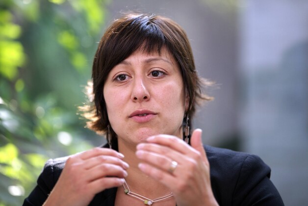 Meyrem Almaci, voorzitster van Groen.