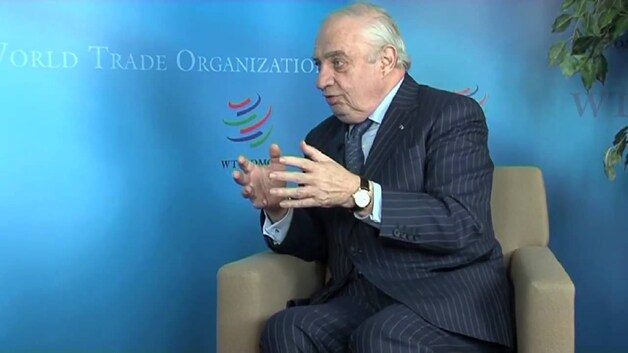 VN-gezant voor migranten en vluchtelingen Peter Sutherland.