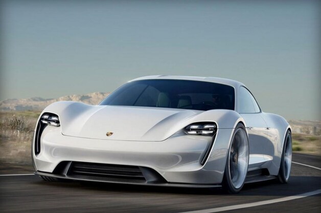 Zo moet de nieuwe Porsche Mission E er gaan uitzien.