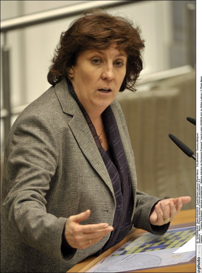 Vlaams minister van Armoedebestrijding Ingrid Lieten (sp.a)