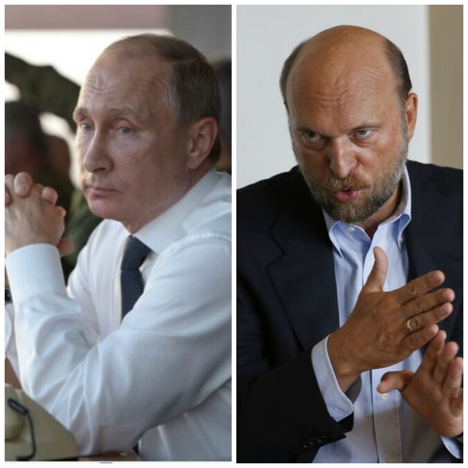Sergej Poegatsjov (rechts) hielp Vladimir Poetin in het jaar 2000 president worden.