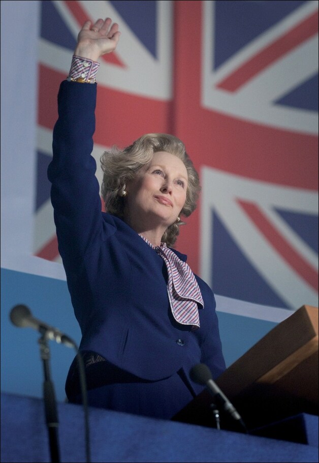 Meryl Streep als Margaret Thatcher, en deels verantwoordelijk voor de heropleving van de handtas.