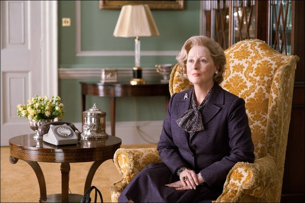 Meryl Streep als Margaret Thatcher.