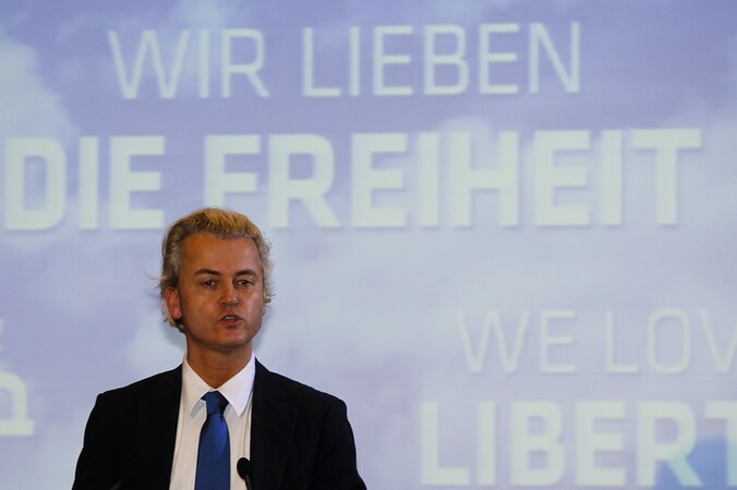 Wilders in Berlijn.
