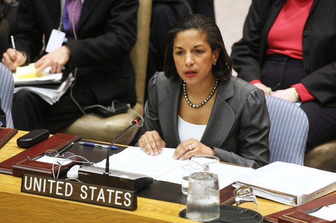 Susan Rice, de Amerikaanse ambassadeur voor de VN.