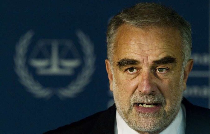 Hoofdaanklager Luis Moreno Ocampo van het Internationaal Strafhof (ICC).