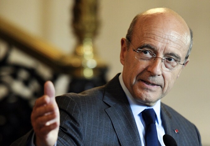 Franse minister van Buitenlandse Zaken Alain Juppé