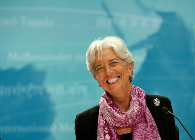 IMF-leider Christine Lagarde.