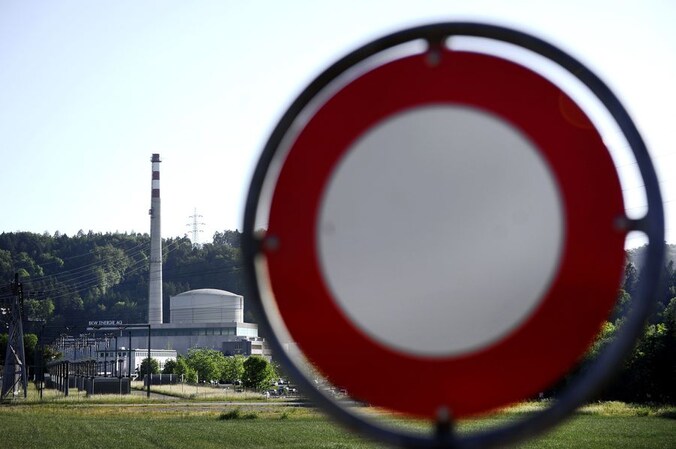 De kerncentrale van Mühleberg in het Zwitserse kanton Bern.