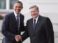 Barack Obama en Bronislaw Komorowski.