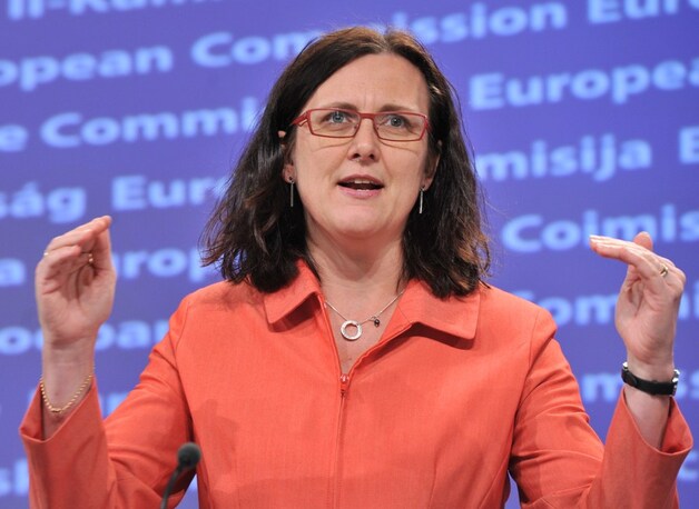 Eurocommissaris Cecilia Malmstrom vindt dat Frankrijk en Italië de geest van het Schengenverdrag overtreden hebben.