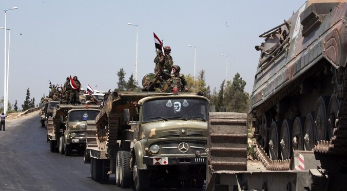 Het Syrische leger trekt zich terug uit Hama.
