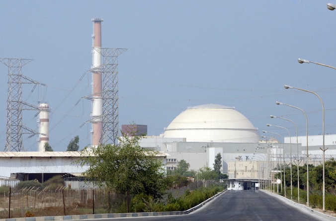 De kerncentrale van Busheshr, in het zuiden van het land.