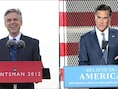 Jon Huntsman en Mitt Romney.