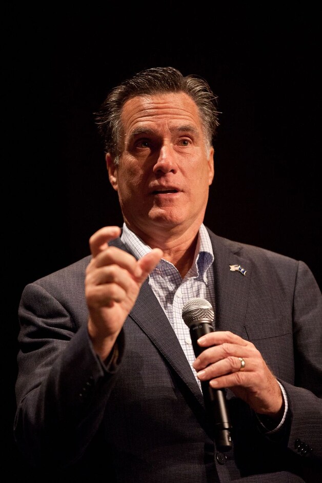 De 64-jarige Mitt Romney.
