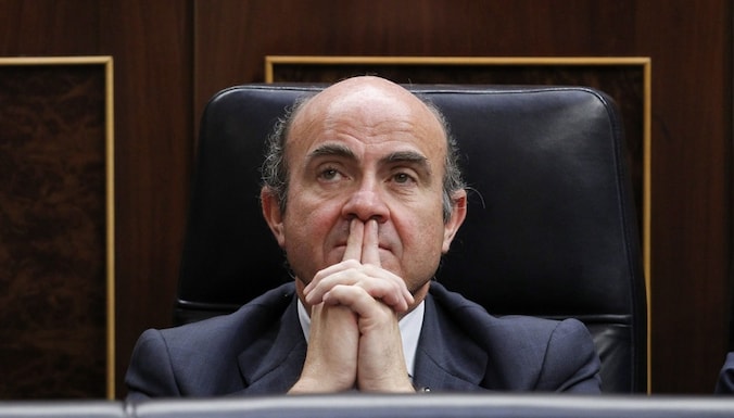 De Spaanse minister van Economie Luis de Guindos.